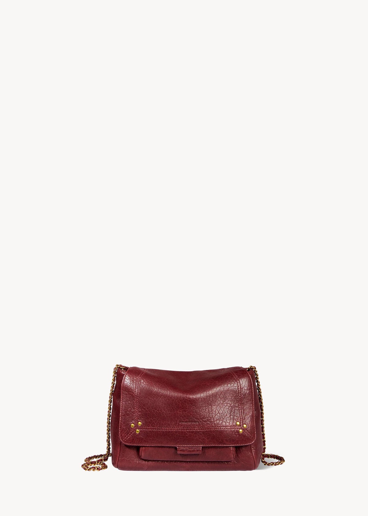 Sac Lulu M Agneau Bubble Burgundy