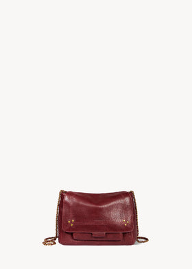 Lulu M Tasche Bubble Burgundy Lammleder