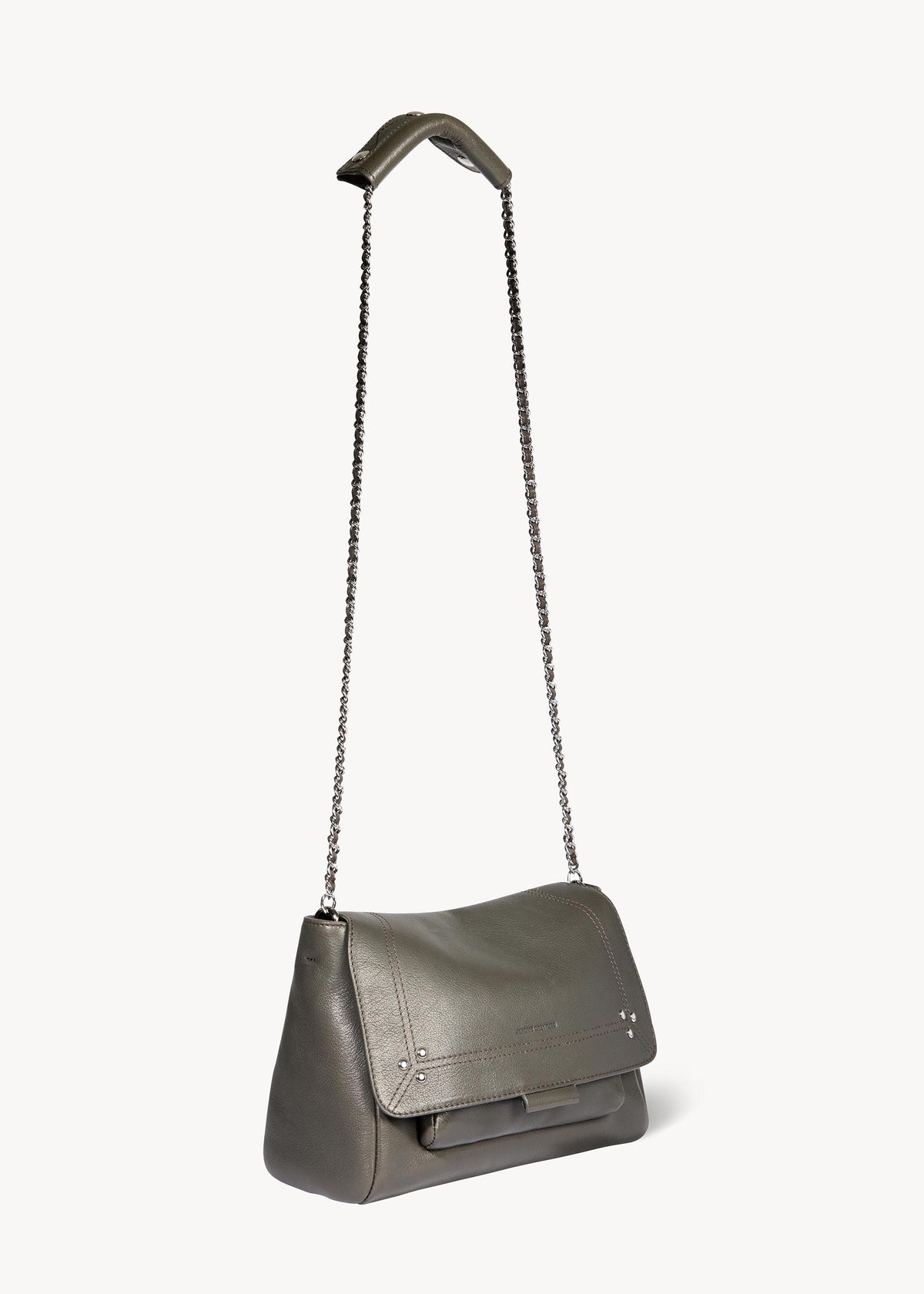 Sac Lulu M buffle Gris