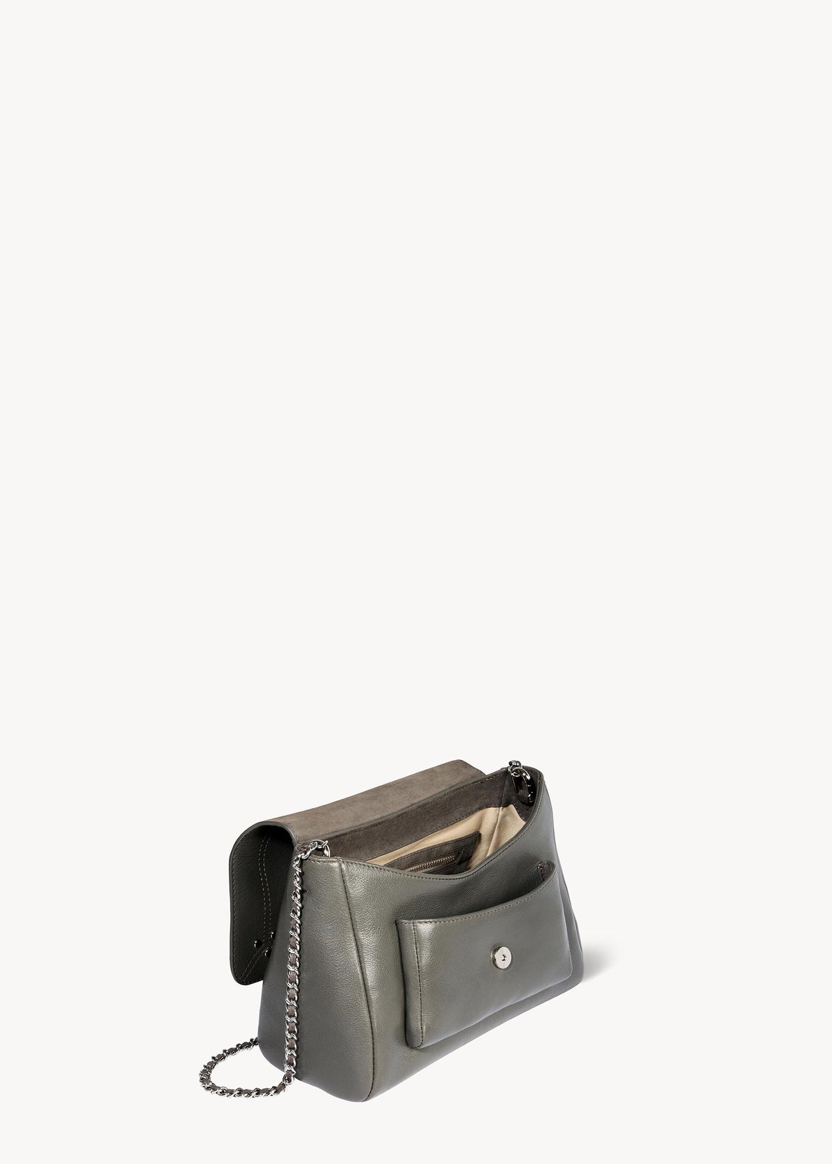 Sac Lulu M buffle Gris