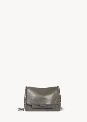 Lulu M Tasche Gris Büffelleder