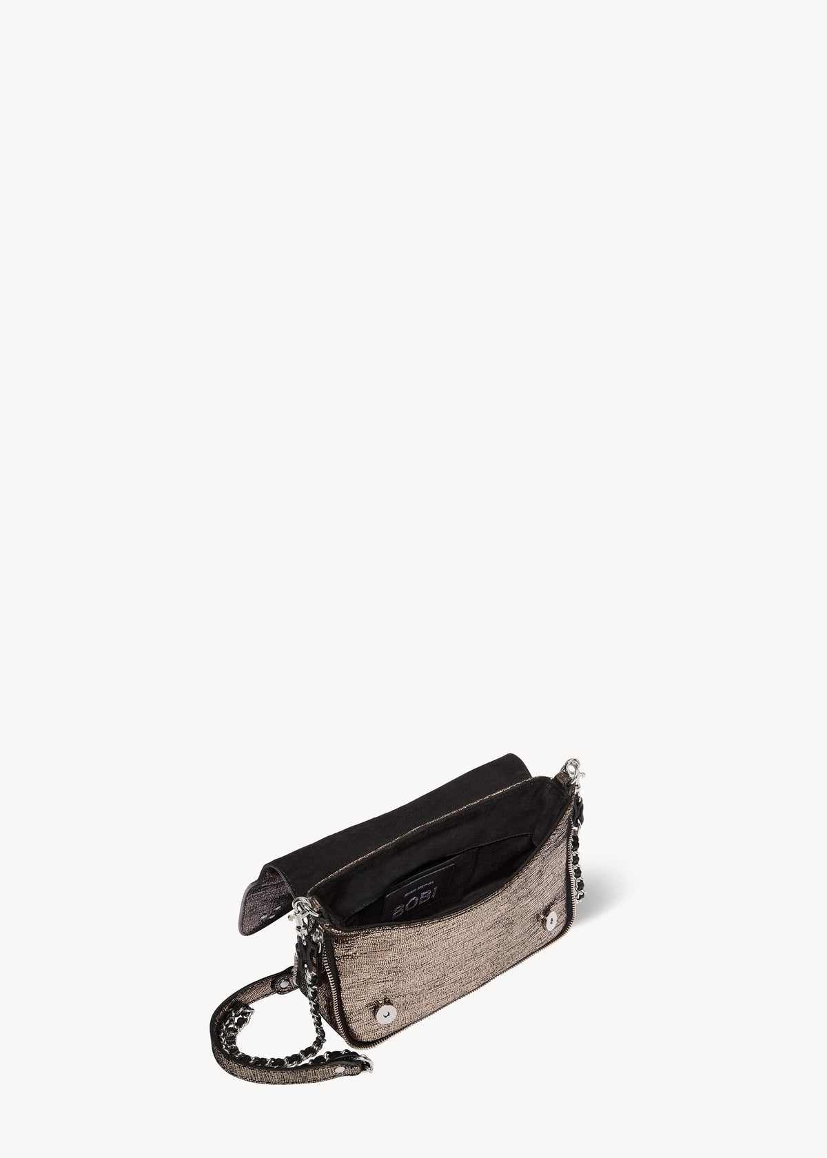 Sac Bobi S Chèvre Lamé Champagne
