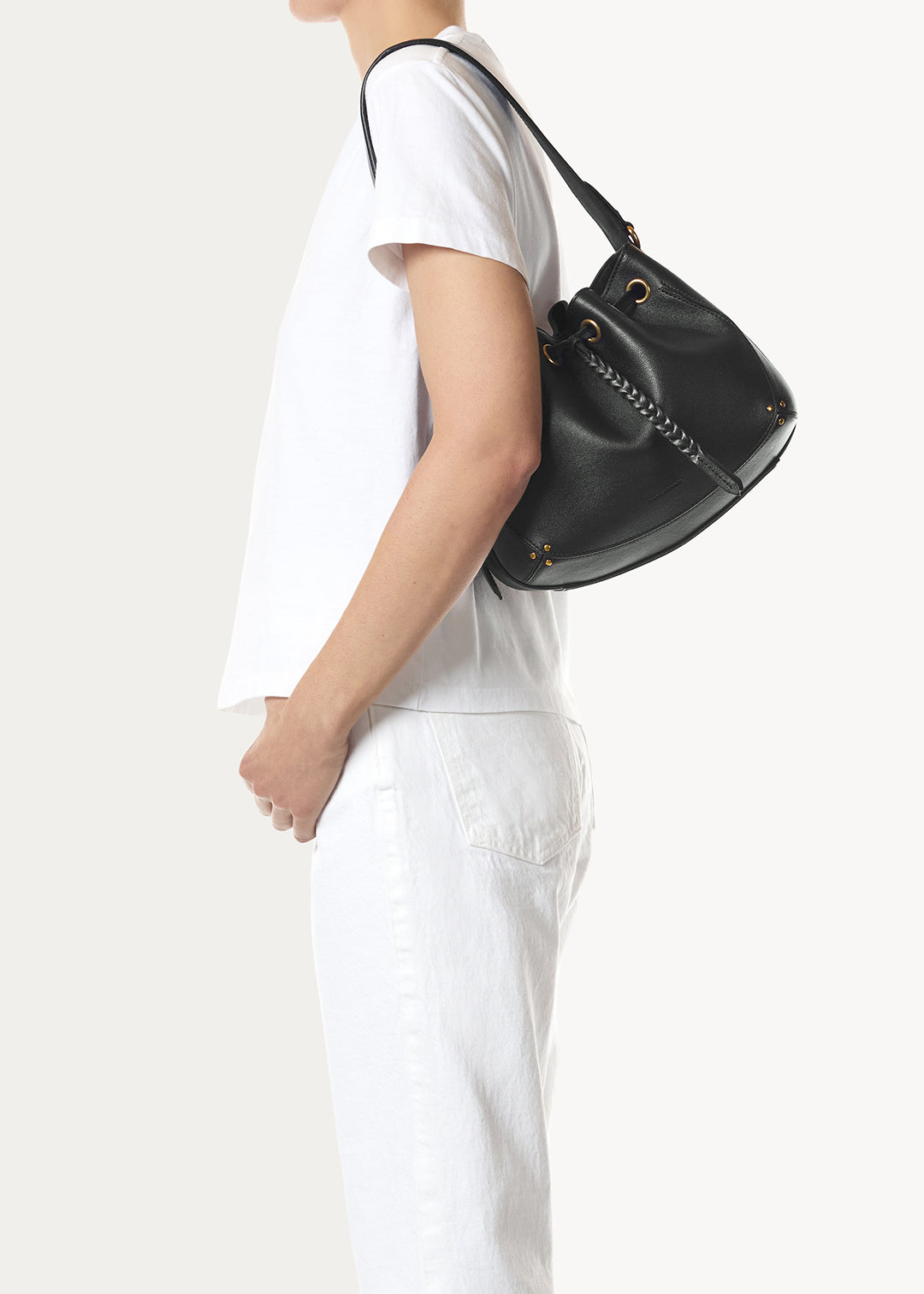 Sac Andy Buffle Noir Brass
