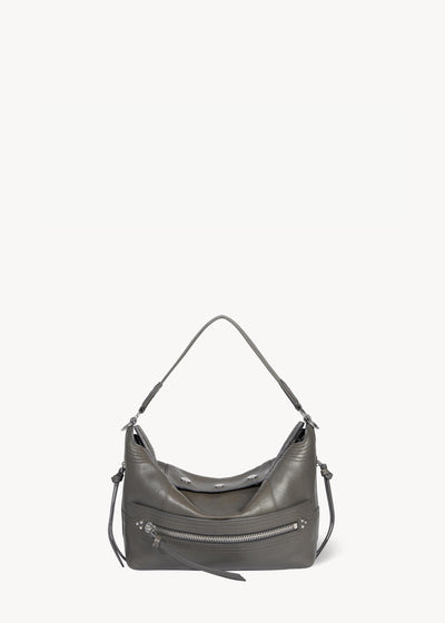 Sac Lucky Hobo Buffle Gris
