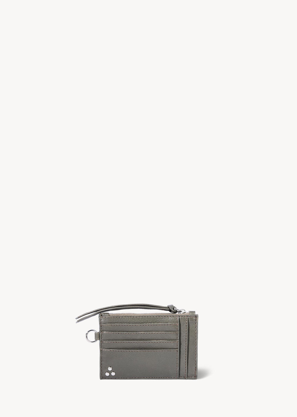 Lucky porte cartes Buffle Gris