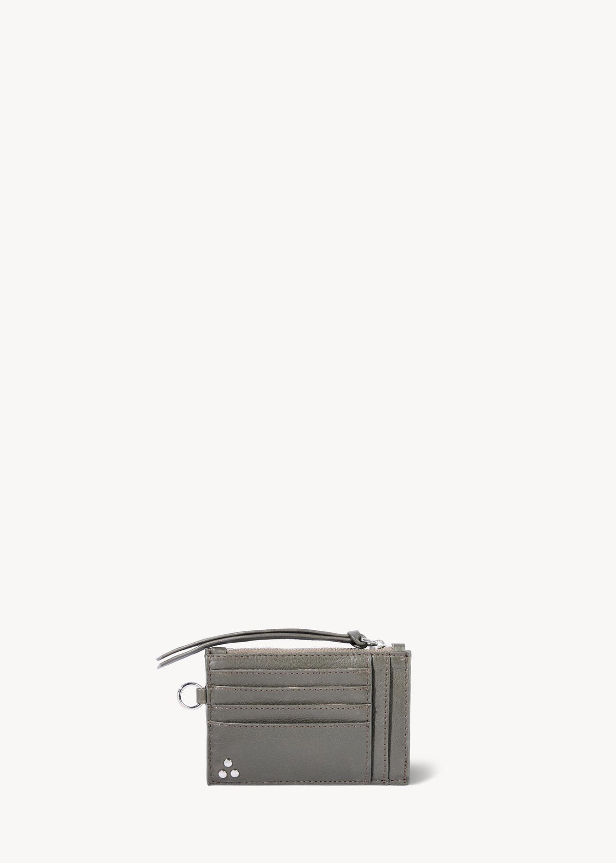 Lucky porte cartes Buffle Gris