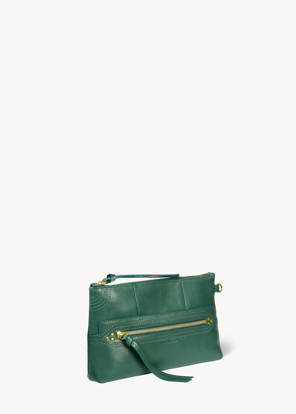 Pochette Lucky Clutch Buffle Avocat