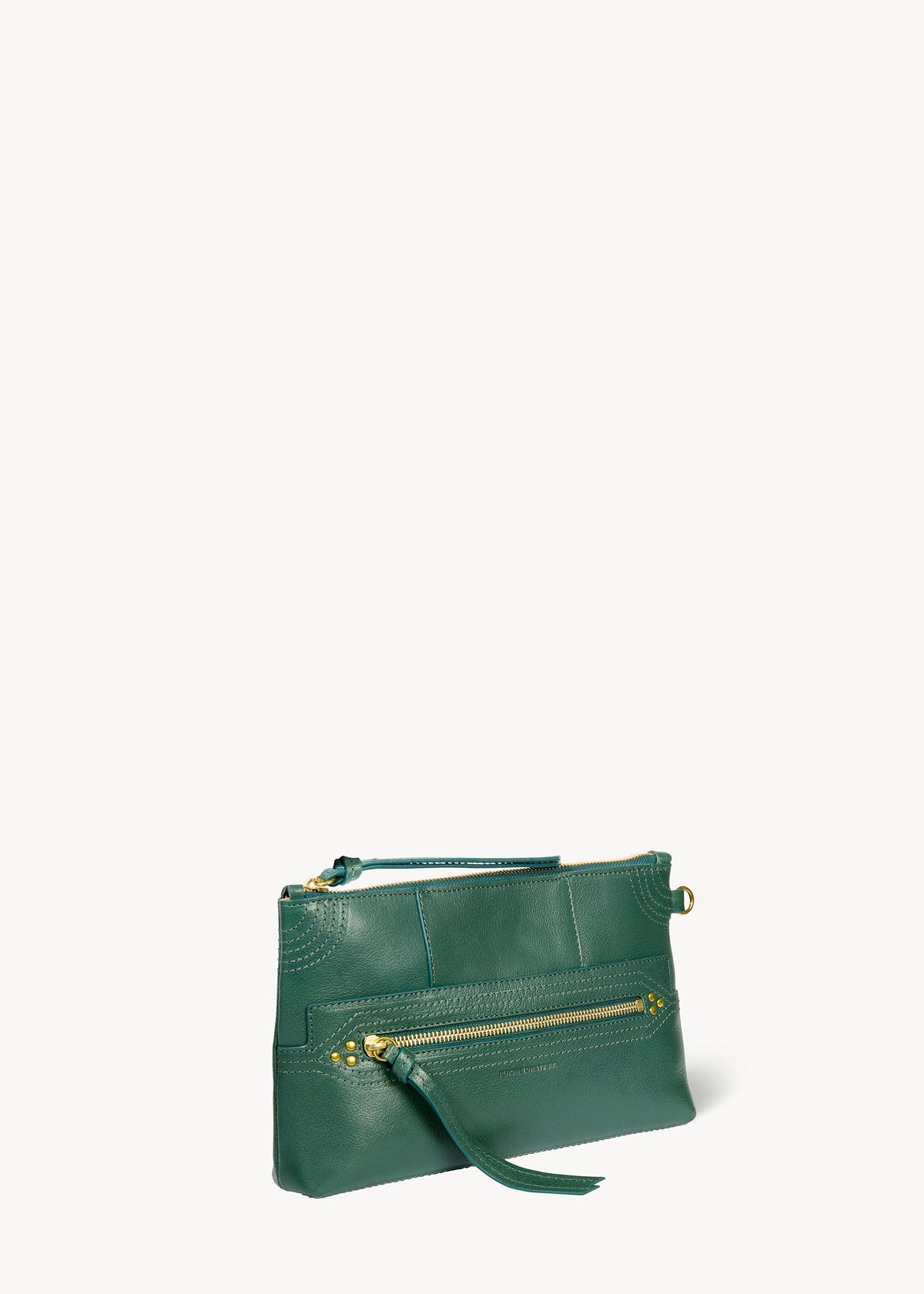 Pochette Lucky Clutch Buffle Avocat