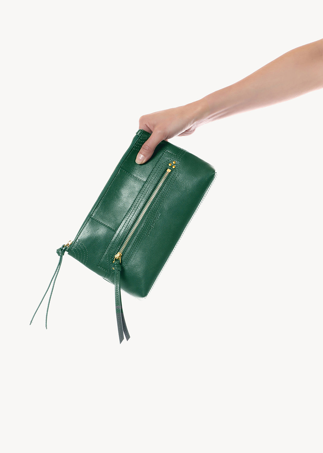 Pochette Lucky Clutch Buffle Avocat
