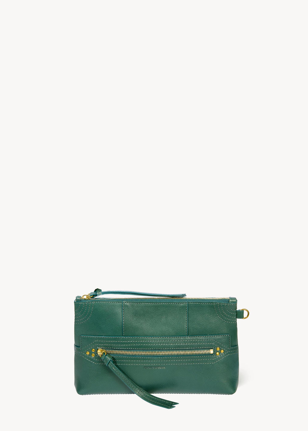 Pochette Lucky Clutch Buffle Avocat