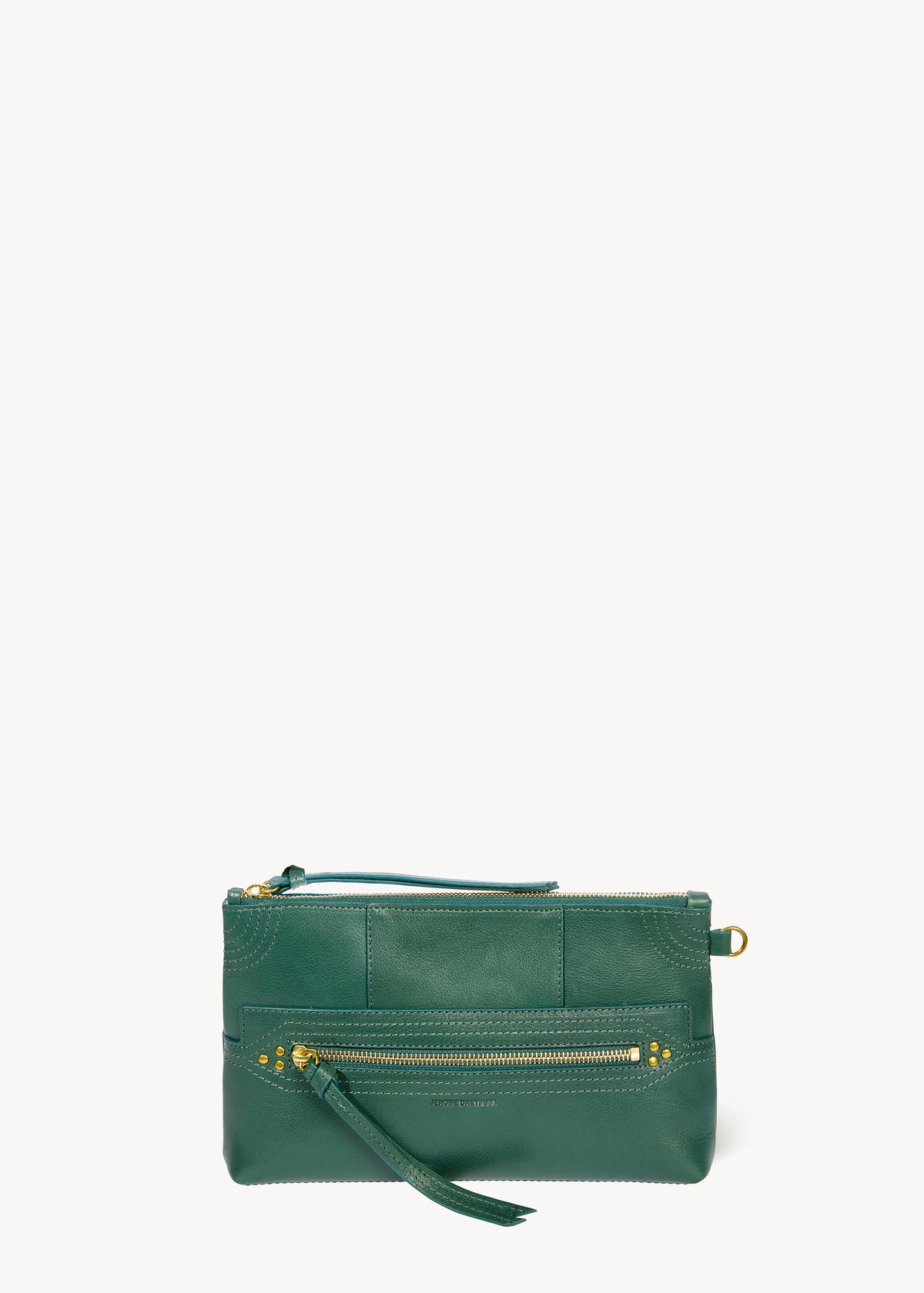 Pochette Lucky Clutch Buffle Avocat