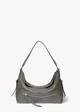 Lucky Hobo Large Bag Gris Buffaloskin