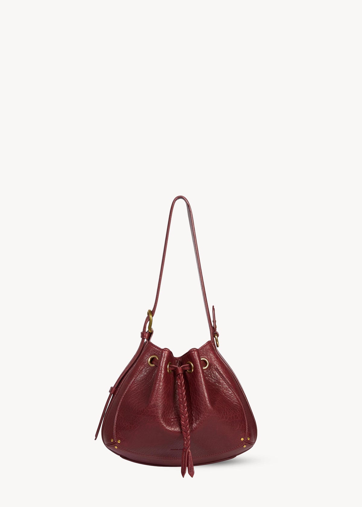 Sac Andy Agneau Bubble Burgundy