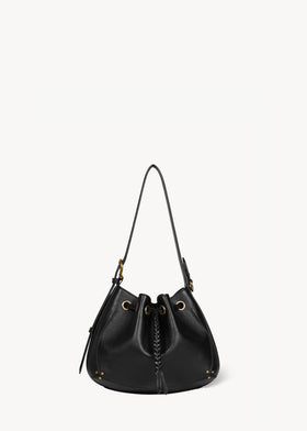 Andy Tasche Noir Brass Büffelleder