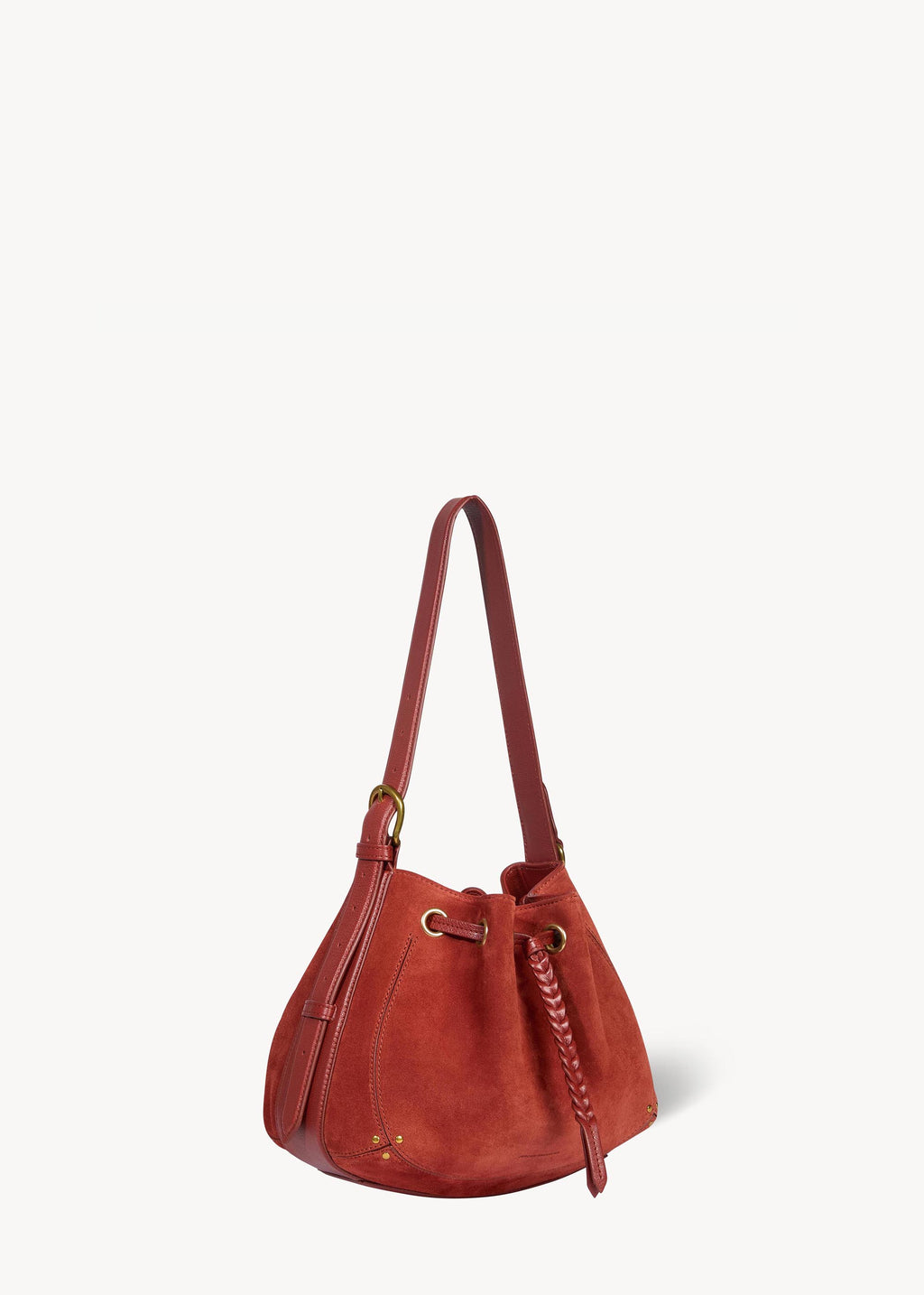 Sac Andy Croûte Velours Rouille