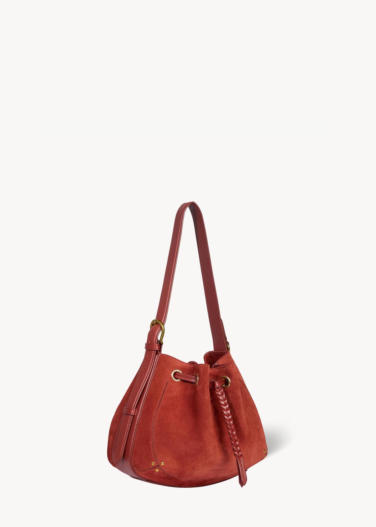 Sac Andy Croûte Velours Rouille