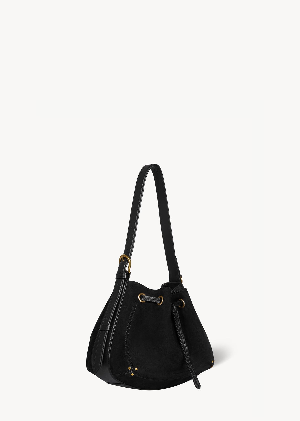 Sac Andy Croûte Velours Noir