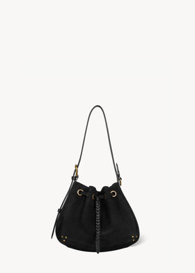 Andy Tasche Noir Veloursleder