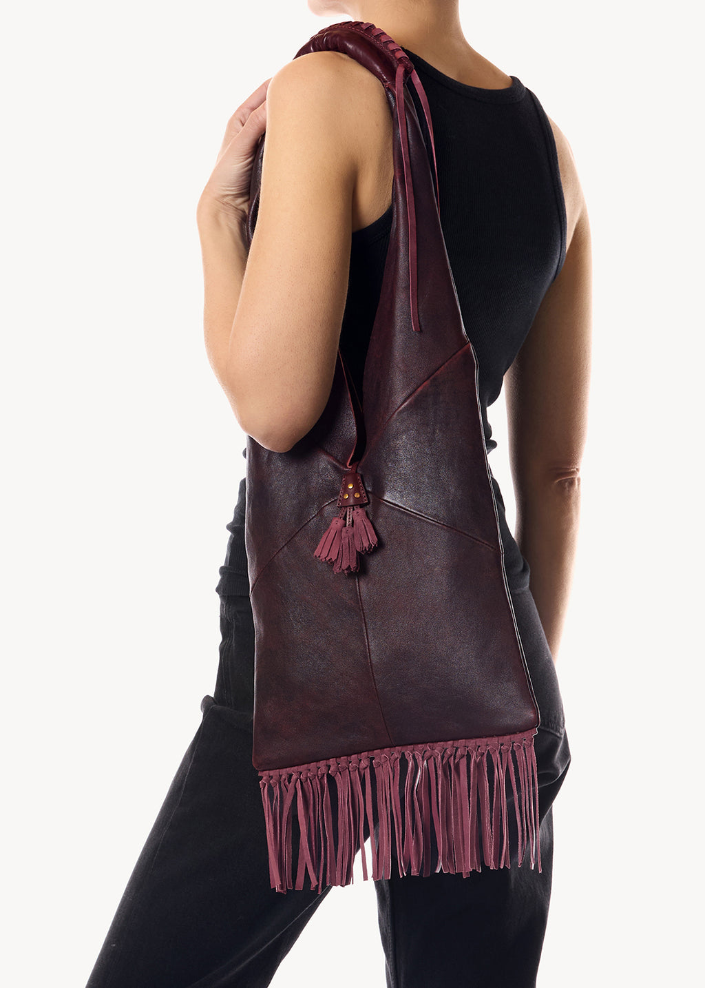 Sac Aram Agneau Bordeaux used