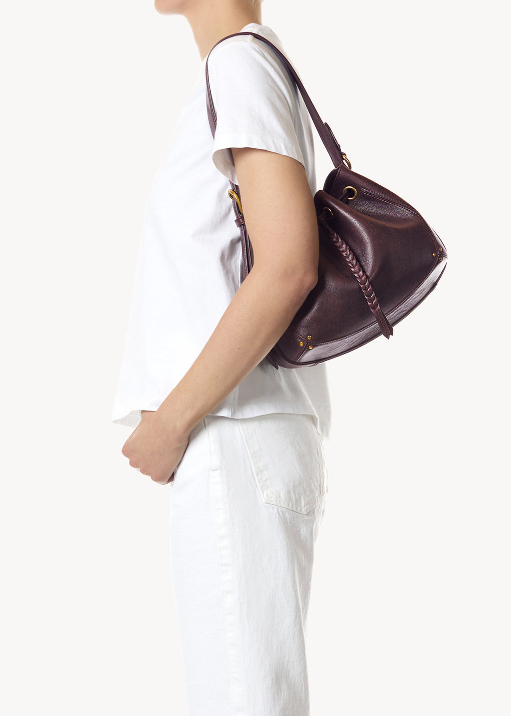 Sac Andy Agneau Bordeaux used