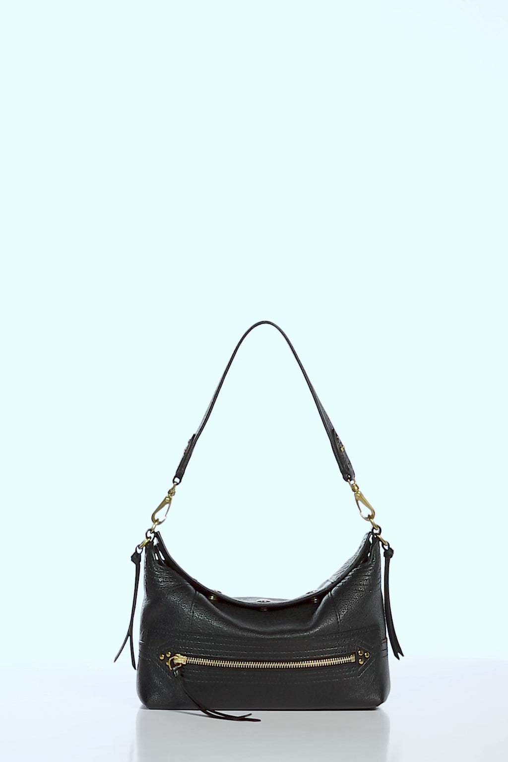 Sac Lucky Hobo Small buffle Avocat