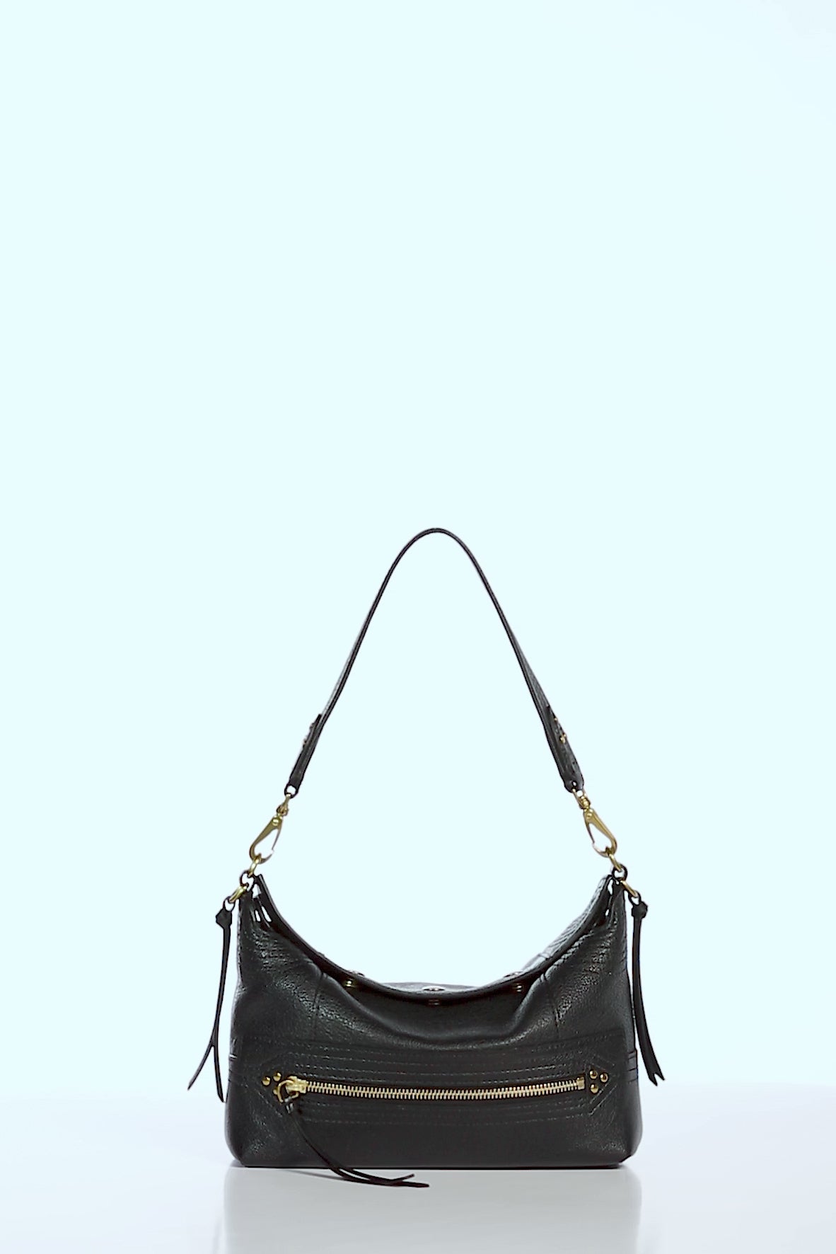 Sac Lucky Hobo Small buffle Avocat