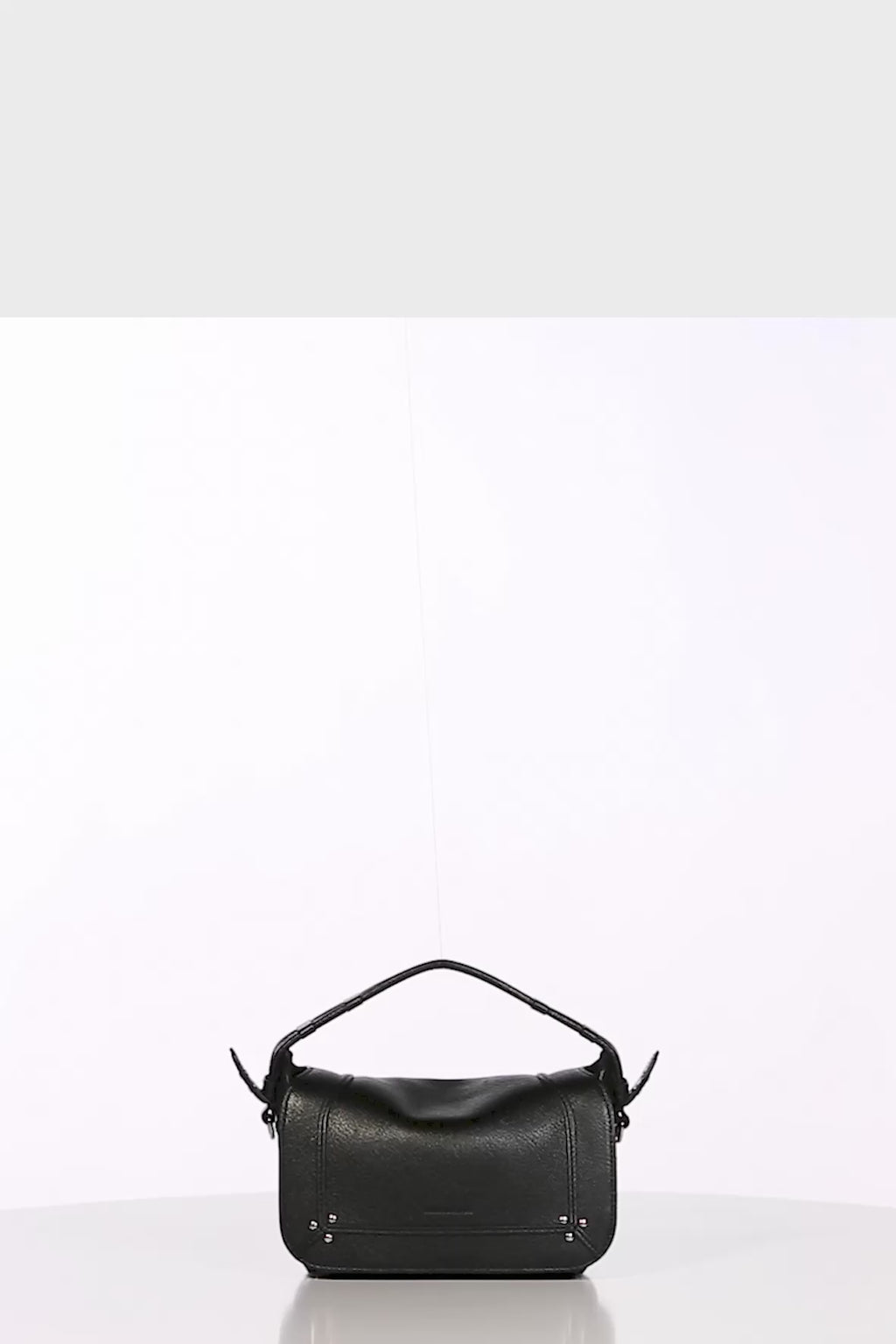 Sac Pepito S Mouton Imprimé Croco Cigare