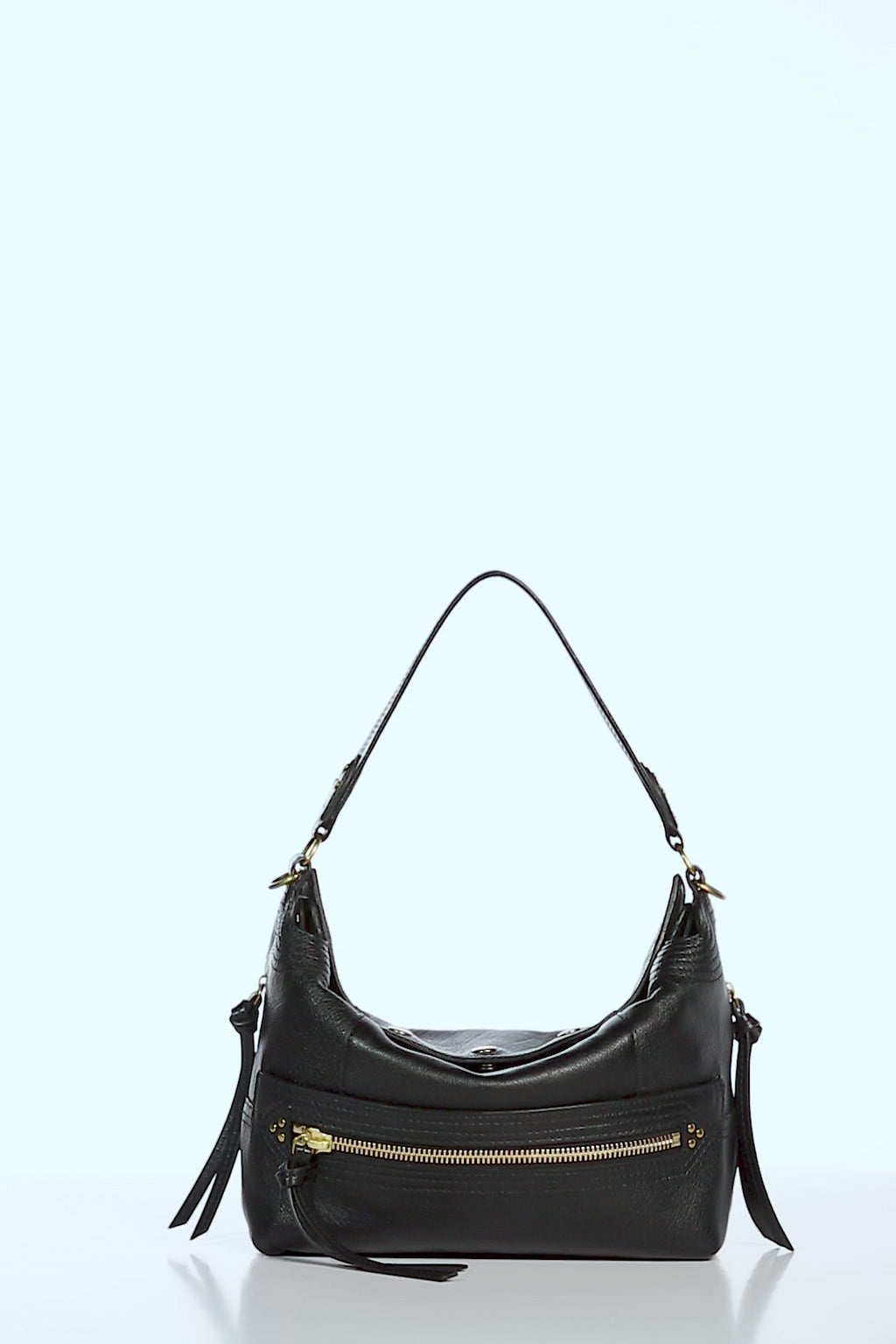 Sac Lucky Hobo buffle Gris