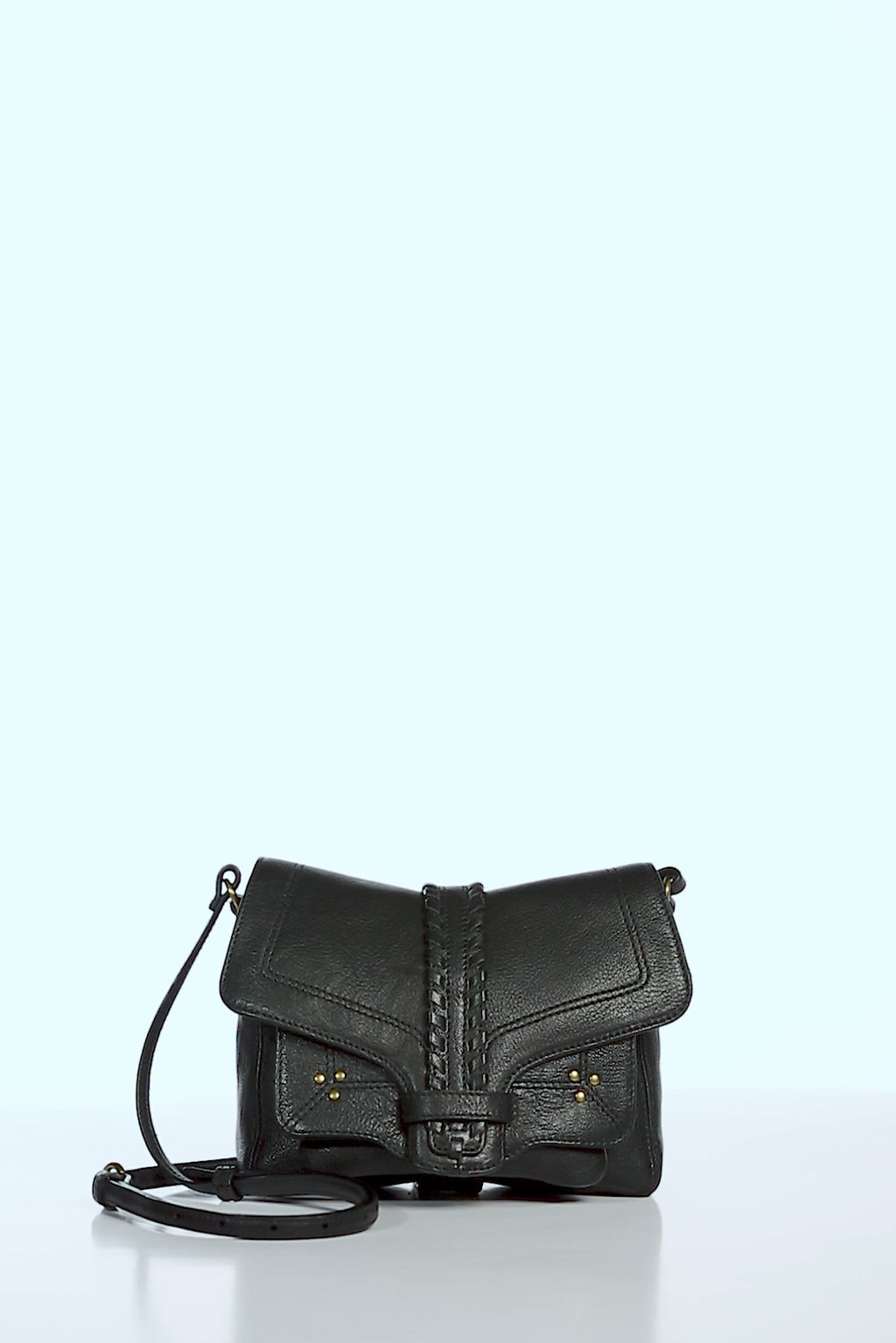Harry S Tasche Gris Büffelleder